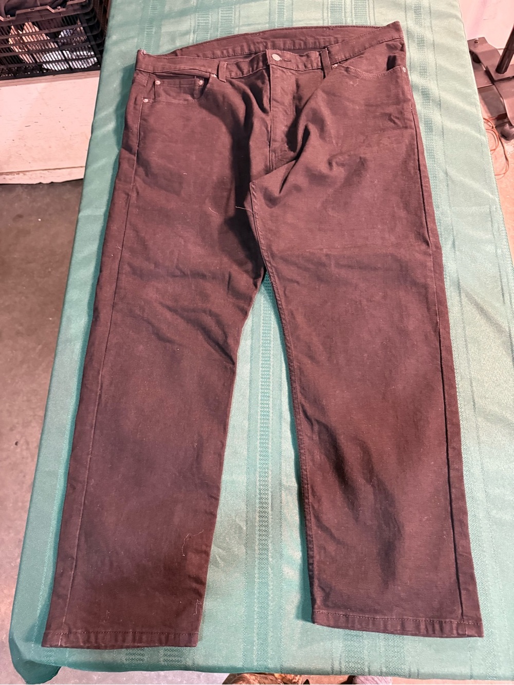 Levi's Men's Black Straight-Leg Chinos